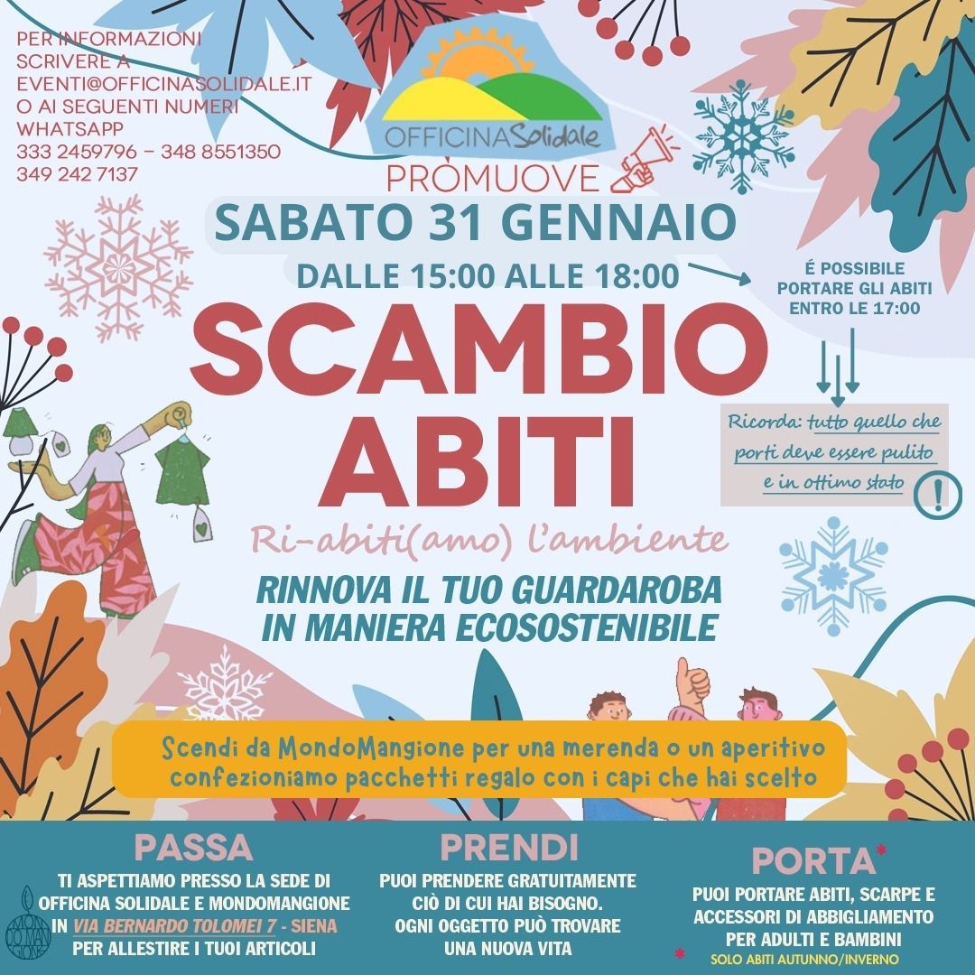 OS Scambio abiti 31gennaio26