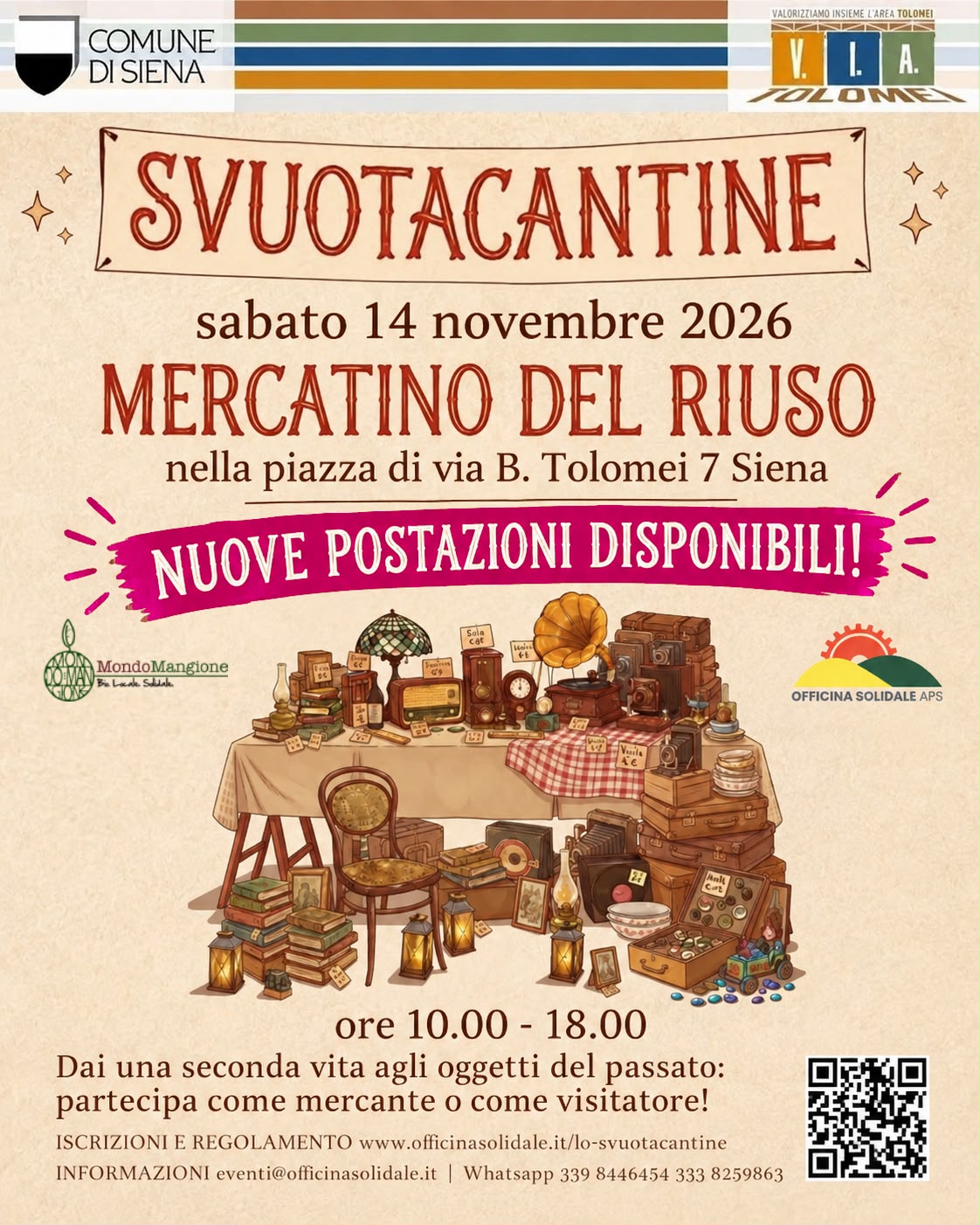 Lo Svuotacantine – nuove disponibilità